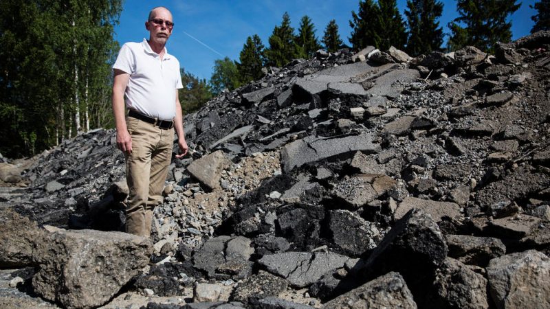 Kjell Sjöberg,  ledamot i Kultur- och Fritidsnämnden vid Hacksjöns skjutbana Foto:: Lisa Mattisson, DN